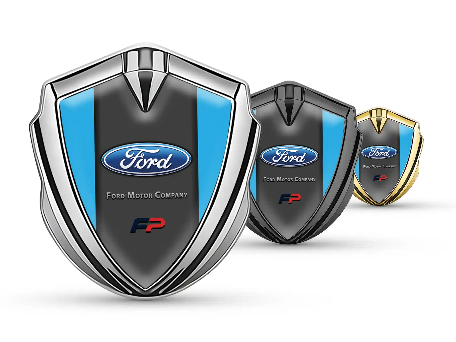 Ford Emblem Metall Abzeichen Moderner Finish HighEnd Feel